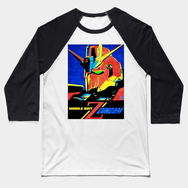 Zeta Gundam Baseball T-Shirt by Rodimus76